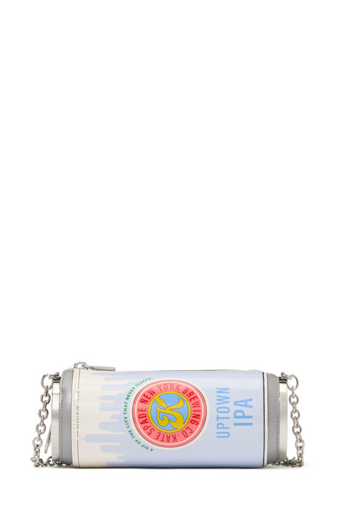kate spade new york Snack TIME Shiny Leather pochette, Metallic IPA