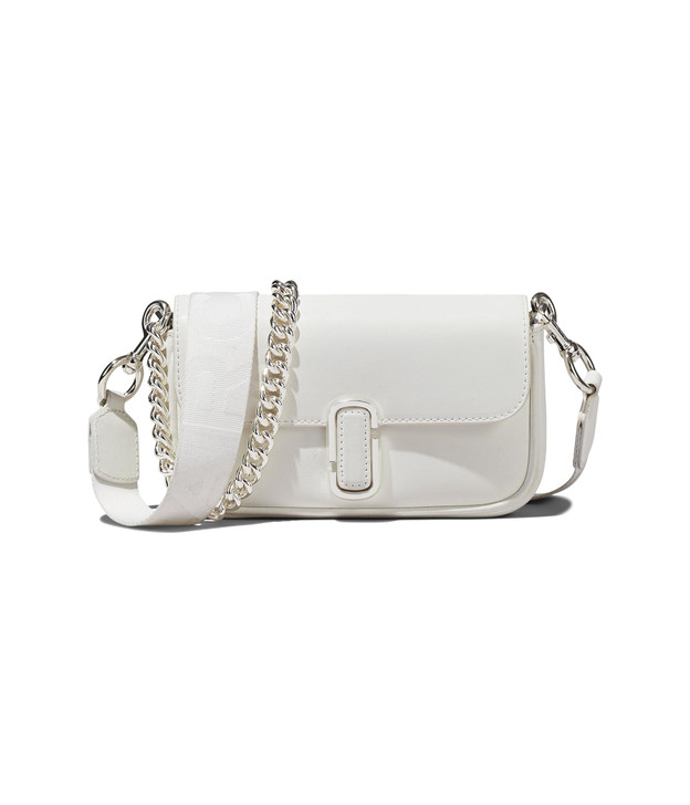 Marc Jacobs The J Marc Mini Shoulder Bag White/Silver One Size