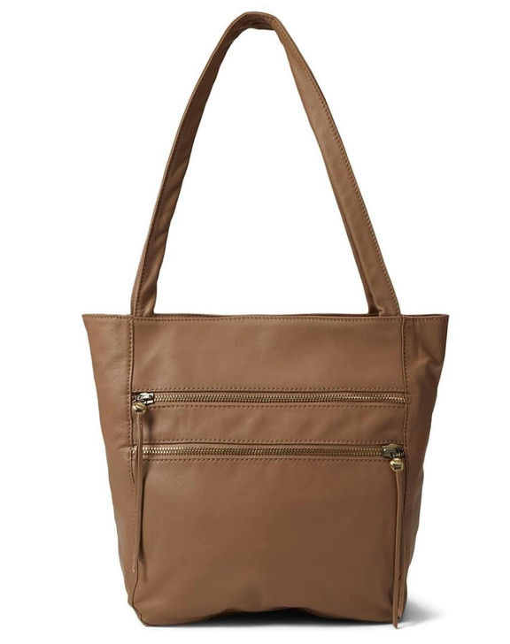 HOBO Keynote Leather Tote Taupe