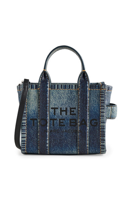 Marc Jacobs Women's The Denim Printed Leather Crossbody Tote Bag, Denim, One Size