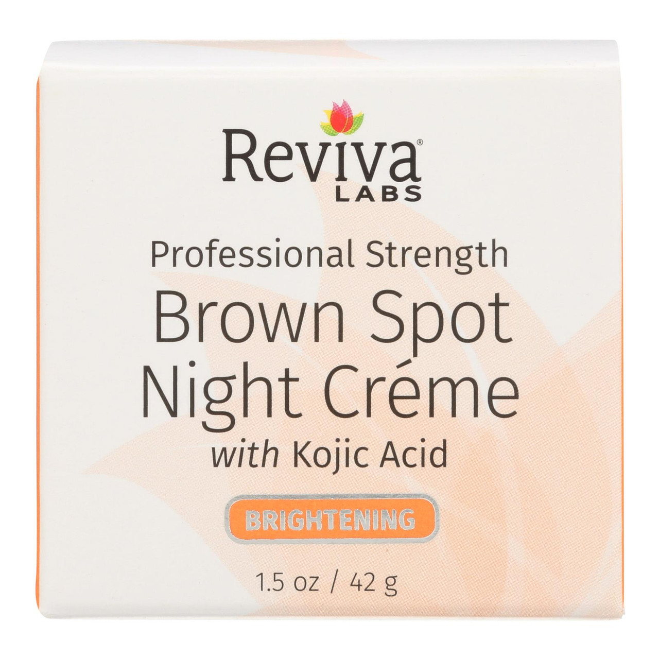 Image of Reviva Labs - Brown Spot Night Cream with Kojic Acid - 1 oz
