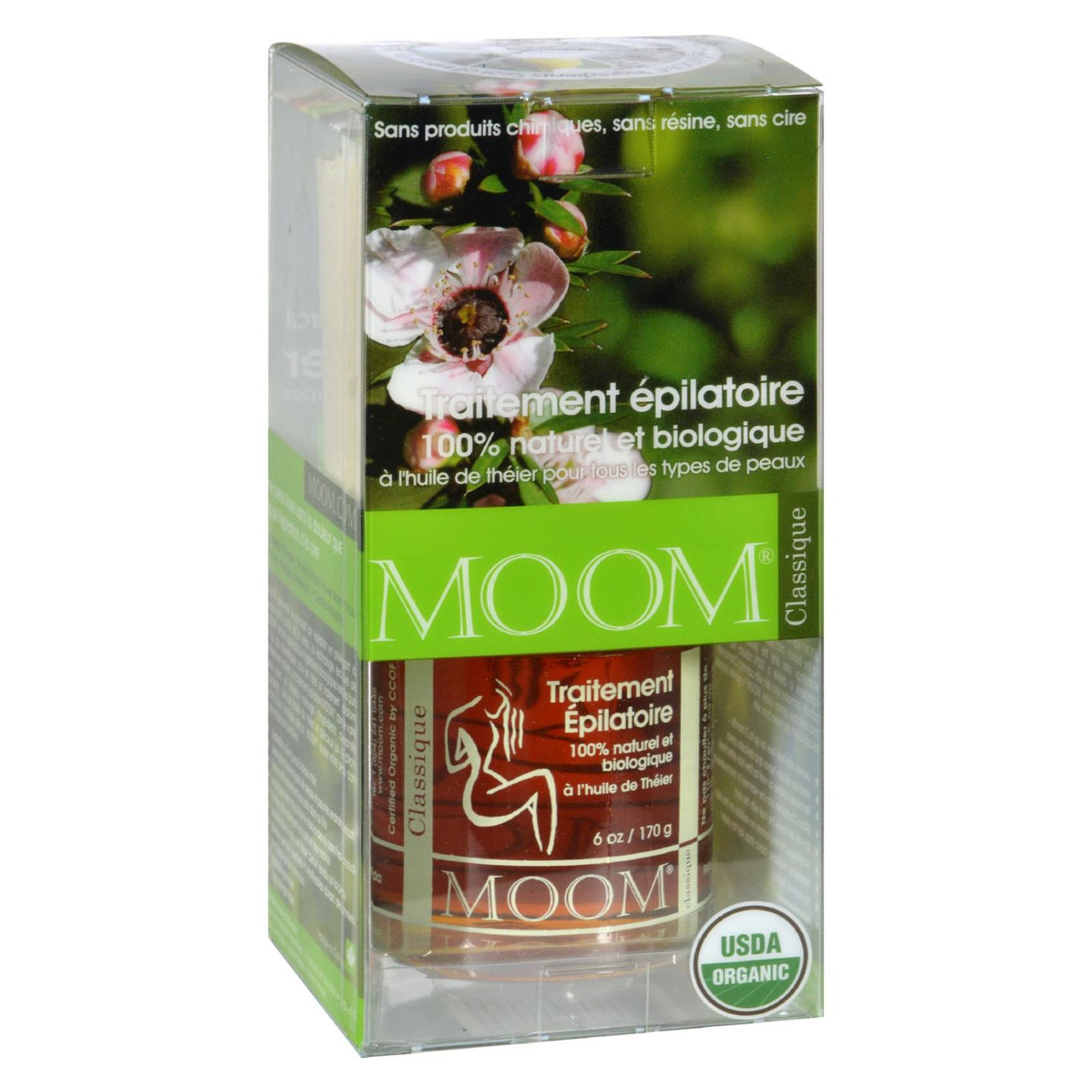 Image of Moom Organic Hair Removal Kit with Tea Tree Classic - 1 Kit