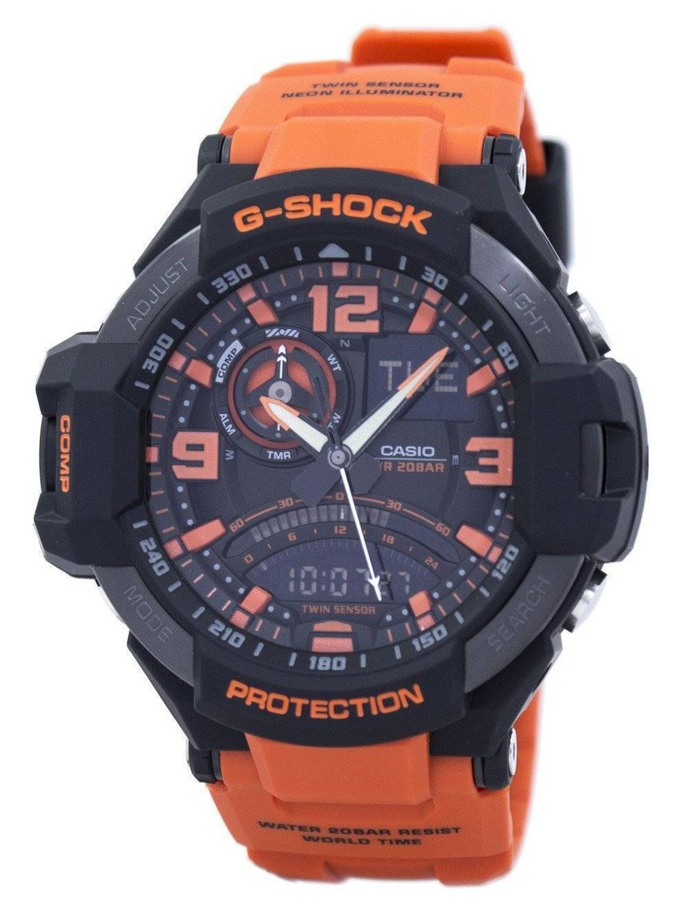 Image of Casio G-Shock Gavitymaster Neon Illuminator Analog-Digital GA-1000-4A GA1000-4A Men's Watch