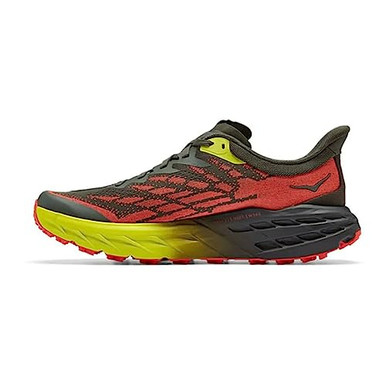 NEW Hoka One Men\'s Speedgoat 5 RUNNING SNEAKERS THYME/FIESTA SZ 10 Hoka Speedgoat 5 GTX Mens Size 11.5D Fiesta Thyme Athletic  main image 3