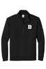 St. Bonaventure Nike Club Fleece 1/2 Zip-Black/Grey