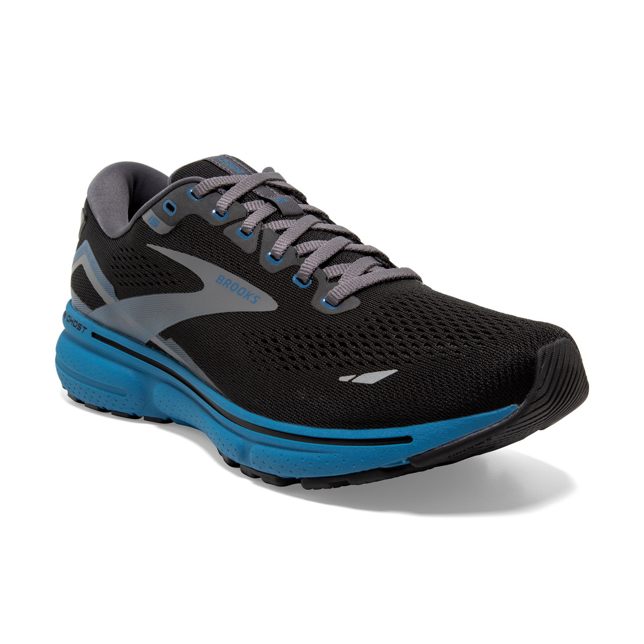 国内配送 BROOKS GHOST 15 BLACK /BLUE SPORTS LOCKER | GHOST 15- BLACK/BLUE