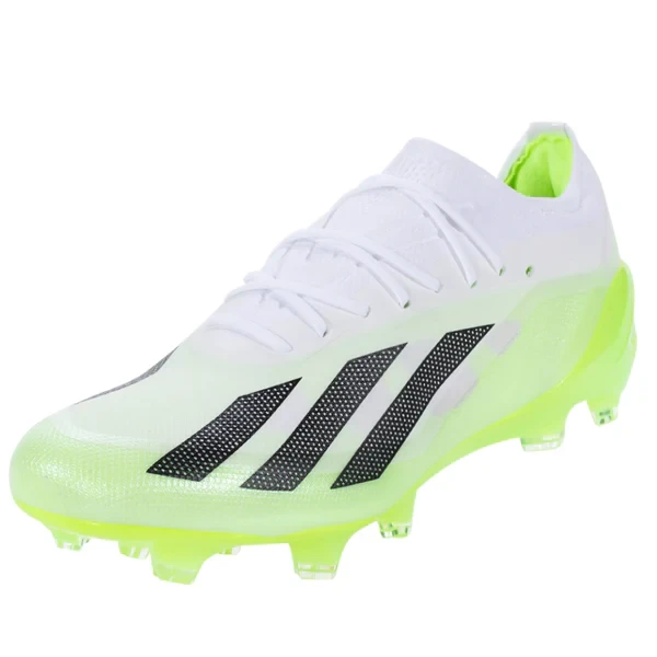 X CRAZYFAST .1 FG-WHITE/BLACK/LEMON - Sports Locker display picture 3