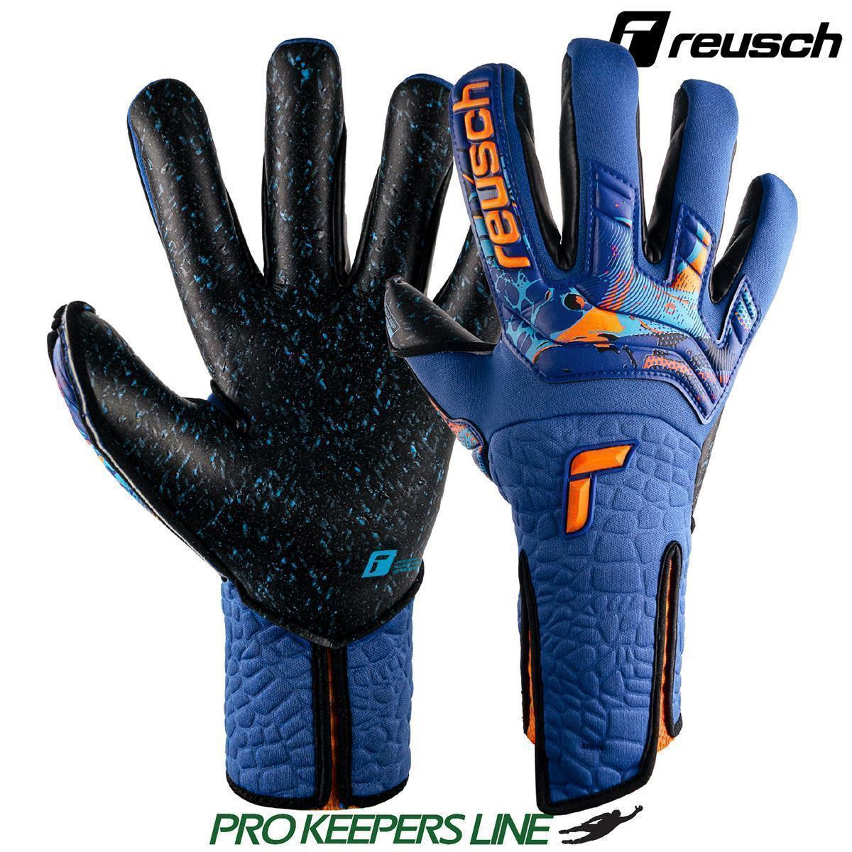 オッガウ、ヴェルリッチ、タウス SPORTS LOCKER | REUSCH ATTRAKT FUSION GOALKEEPER GLOVES-BLUE/ORANGE