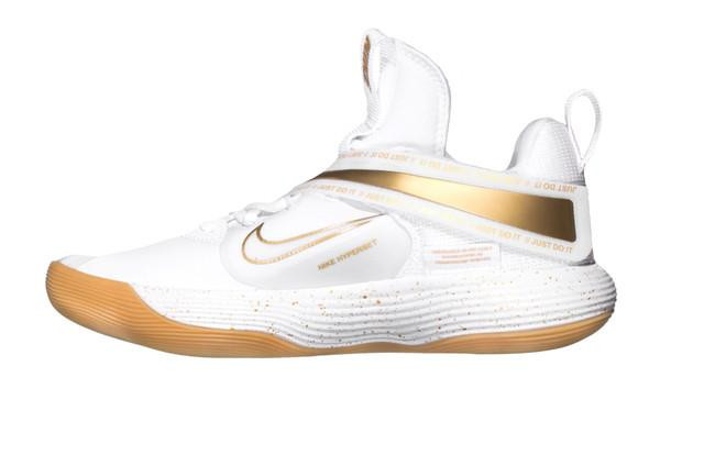 Sports Locker | NIKE REACT HYPERSET - WHITE/GOLD