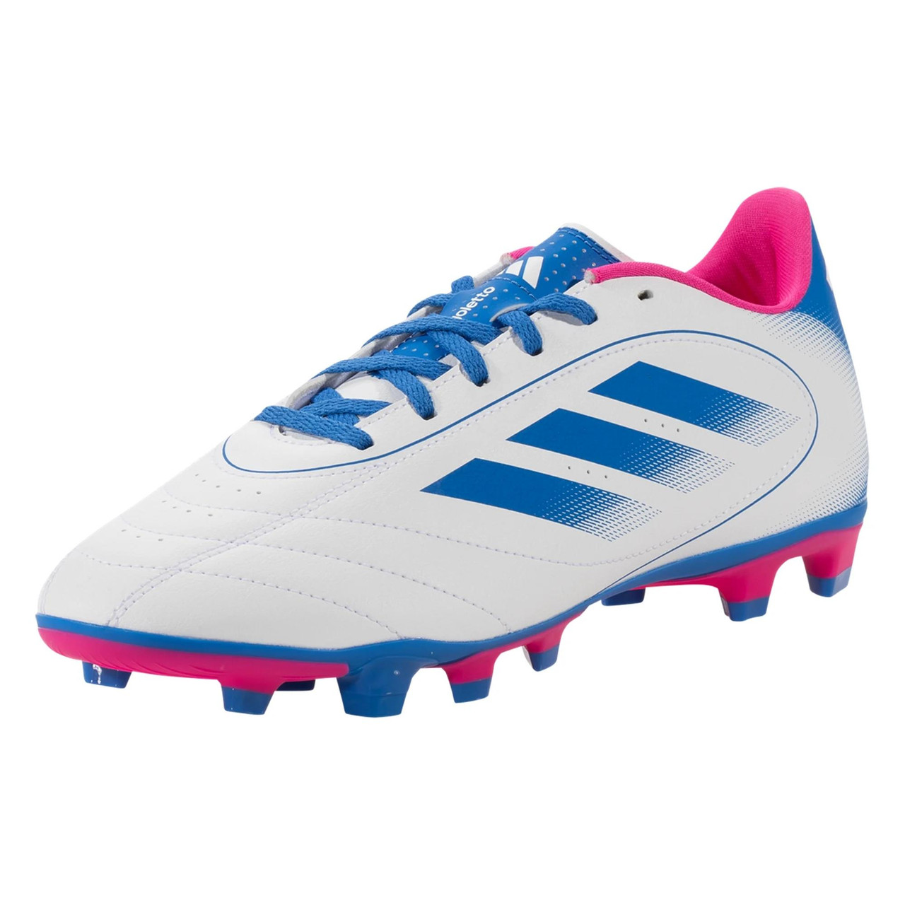 Sports Locker Adidas Goletto IX FG/MG-White/Blue/Pink