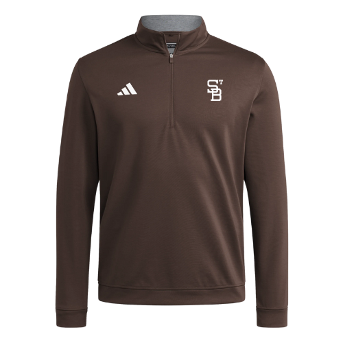 St. Bonaventure Elevated 1/4 Zip-Brown