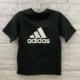 ADIDAS YOUTH LOGO TEE - BLACK/GREY