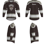 St. Bonaventure Hockey Replica Jersey-Brown/White