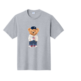 St. Bonaventure Bonnies "USA" Bear T-Shirt-Red/Grey