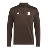 St. Bonaventure Adidas ULT365 Woven 1/4 Zip Pullover-Brown/White