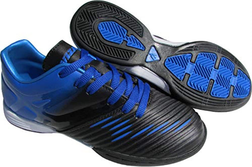 LIGA INDOOR SOCCER SHOES-BLACK/BLUE