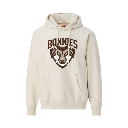 St. Bonaventure Shield Pro-Weave Hoodie-Oatmeal