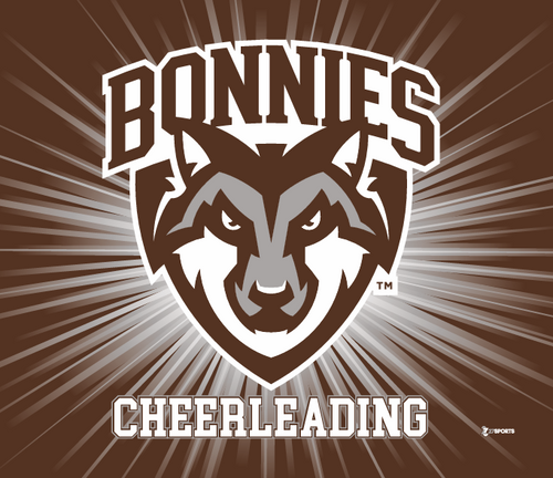 St. Bonaventure Cheerleading Blankets-Brown/White