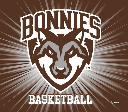 St. Bonaventure Basketball Blanket-Brown/White