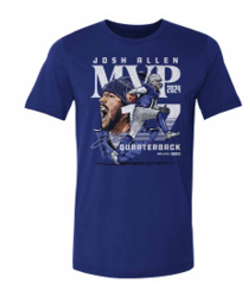 Josh Allen MVP Tee-Royal Blue