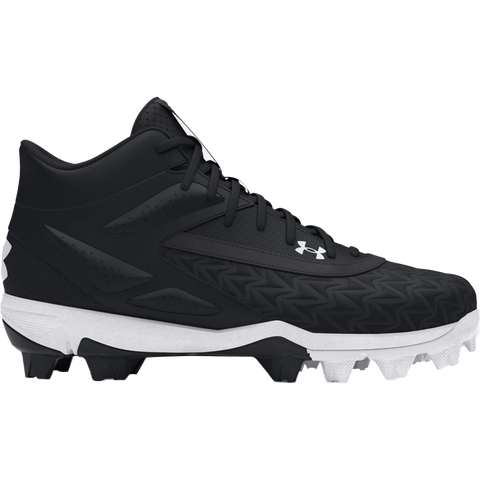 Boys' UA Leadoff Mid 3.0 RM-Black/White