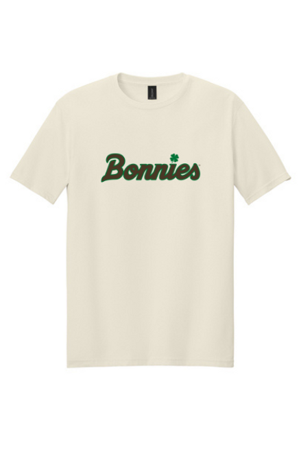 SBU Bonnies Shamrock Gildan Softstyle Tee-Natural