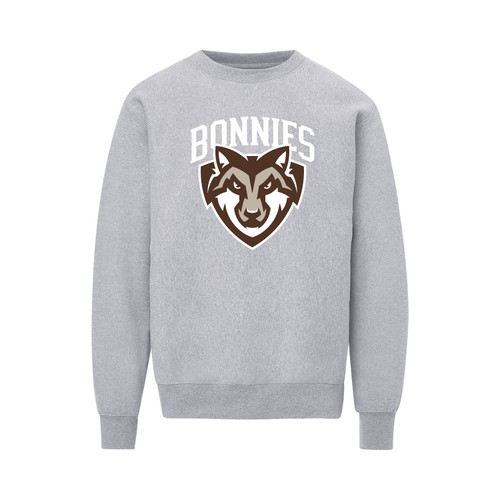 St. Bonaventure Shield Pro-Weave Crewneck-Grey