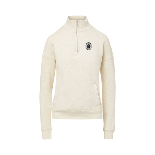 St. Bonaventure Women's Dakota 1/4 zip-Oatmeal