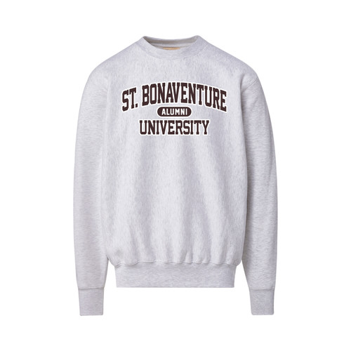 St. Bonaventure University Alumni Pro-Weave Crewneck-Marble Heather