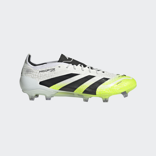 Predator Elite FG-White/Black/Lemon