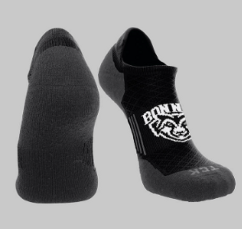 St. Bonaventure Golf Low Cut Wool Sock-Black/Granite