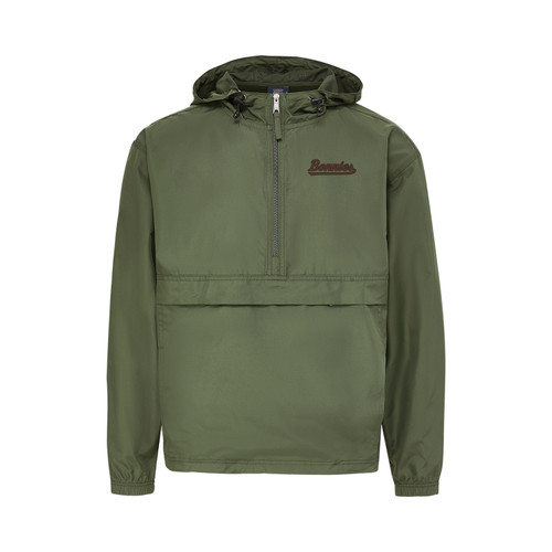 St. Bonaventure Pioneer Packable Windbreaker-Bronze Green