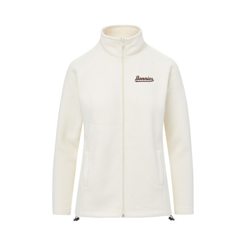 St. Bonaventure Women's Fleece FZ Jacket-Ecru St. Bonaventure Women's Fleece FZ Jacket-Ecru