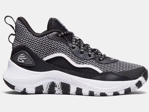 UA Grade School Curry 3Z 24-Black/Halo Grey