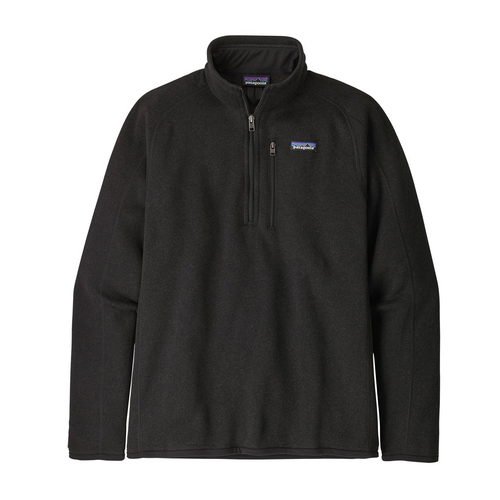 Men's Better Sweater® 1/4-Zip Fleece - Black
