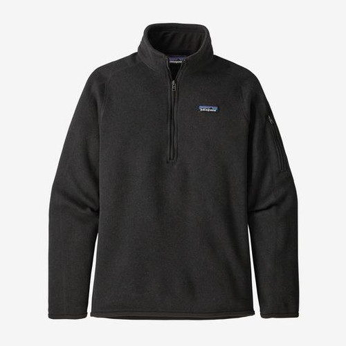 WOMEN'S BETTER SWEATER 1/4 ZIP - BLACK