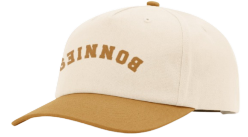 Upside Down Bonnies 5 Panel Gramps - Cream/Wheat