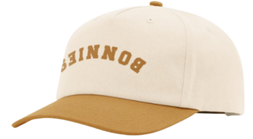 Upside Down Bonnies 5 Panel Gramps - Cream/Wheat