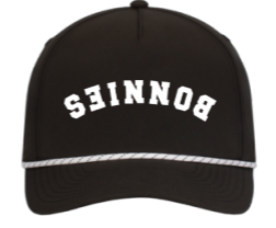 Upside Down Bonnies Weekender Cap-Black/White