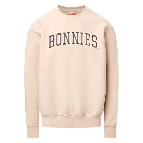 St. Bonaventure Bonnies Stitch Pro-Weave Crewneck-Almond