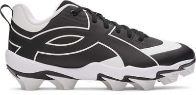 UA Boys' Leadoff Icon Low RM Jr - Black/White