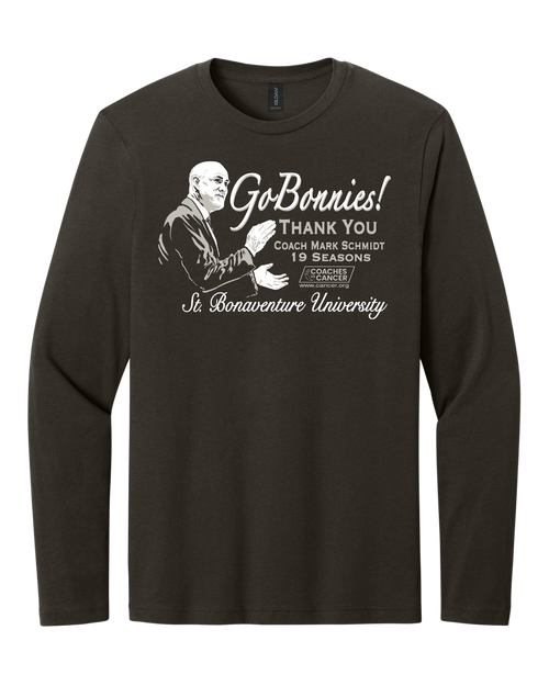 Thank You Schmidt L/S Tee - White/Brown