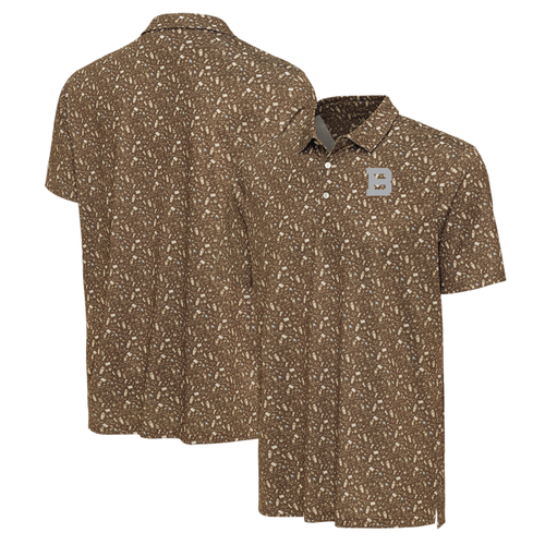St. Bonaventure Scramble Polo-Coffee Brown