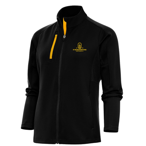 St. Bonaventure Women's Generation Full Zip Jacket-Black/Gold