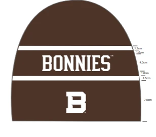 St. Bonaventure Bonnies Beanie-Brown/White