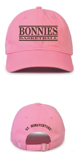 St. Bonaventure Basketball Classic Relaxed Cap-Pink/Brown