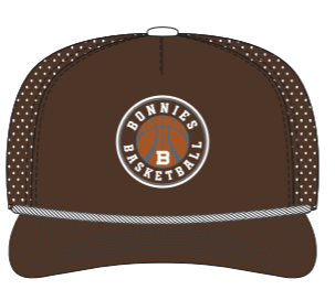 St. Bonaventure Basketball Perforated Rope Cap-Brown/White