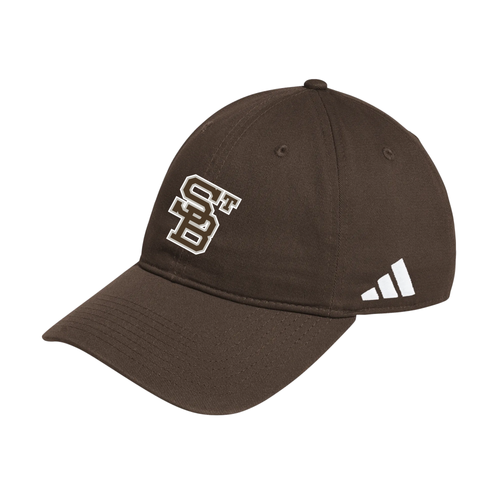 St. Bonaventure Adidas Adjustable Slouch Cap-Brown/White