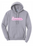 SBU Bonnies Pink Core Fleece Hooded Pullover-Silver