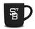 St. Bonaventure 20oz. Soft Touch Ceramic Mug-Black